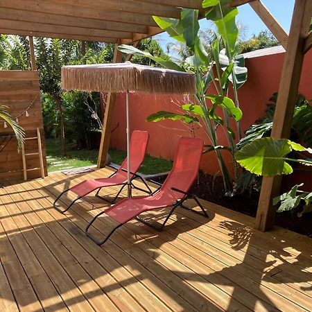 Kazacoco Bungalow A 5 Min A Pieds Du Lagon La Saline Le Bains Exteriör bild