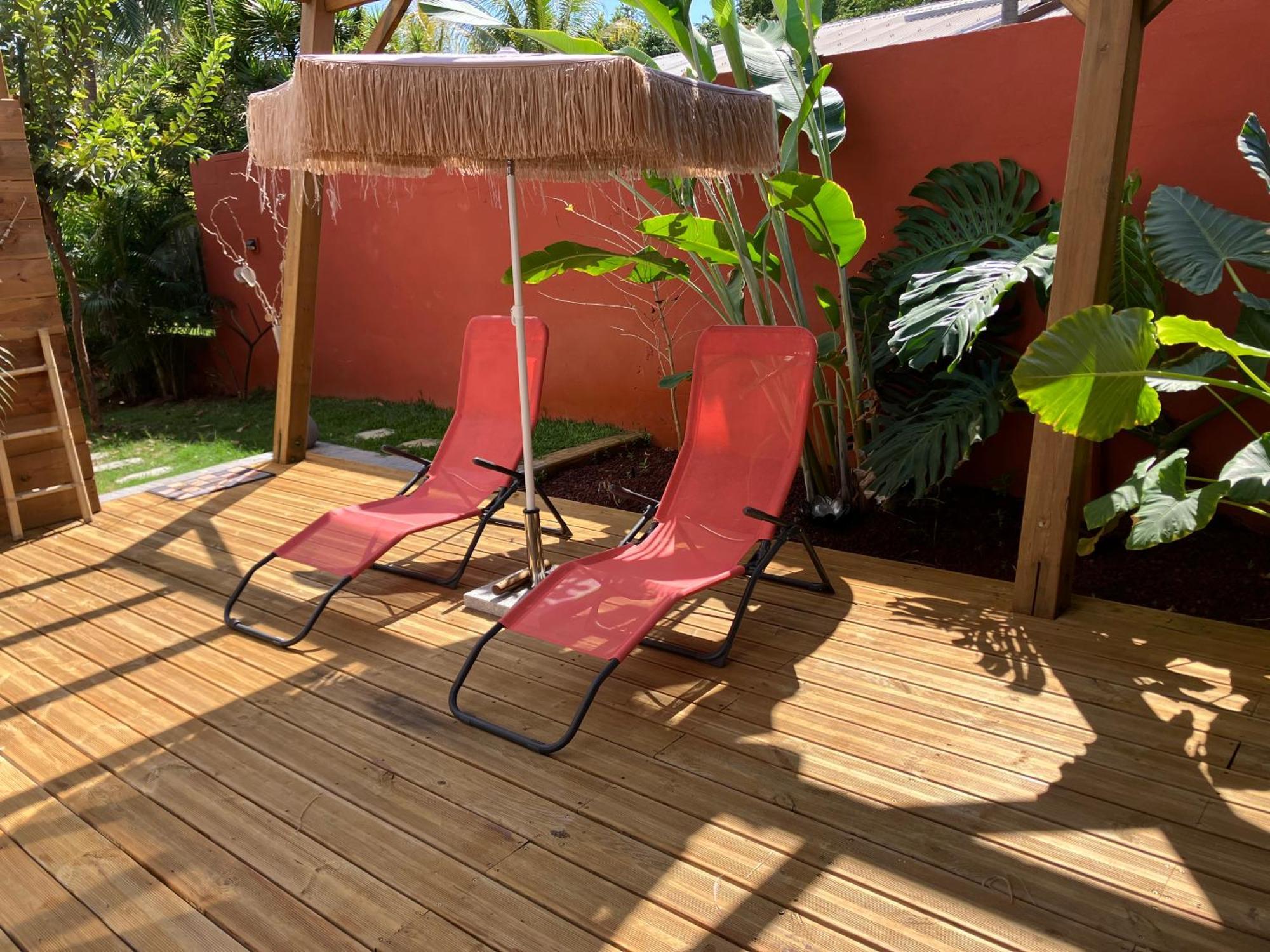 Kazacoco Bungalow A 5 Min A Pieds Du Lagon La Saline Le Bains Exteriör bild